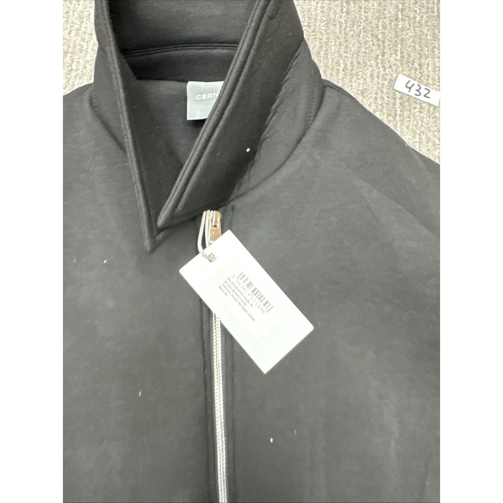 Cernucci Size Medium Black Crop Jacket #432 - Picture 9 of 12